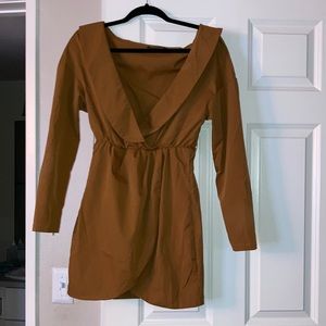 Off the shoulder mini dress